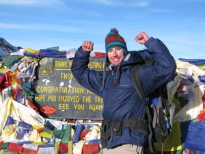 King of the mountain along the Annapurna Circuit