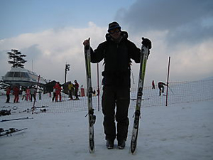 I do love skiing, even in Korea