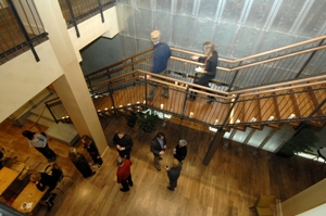 The dramatic new lobby of the Allegria Spa was part of a makeover for the entire Park Hyatt Beaver Creek last season.