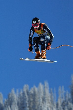 Fresh-faced Ted Ligety of Park City, Utah, shown here sailing off a jump on Beaver Creek's Birds of Prey run in November of 2006, would be a grizzled U.S. Ski Team veteran should the Vail Valley Foundation land the World Alpine Ski Championships in 2013.