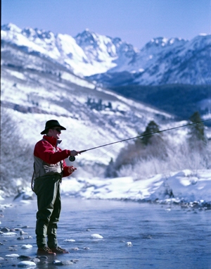 The truly enthused can pull a winter double of powder skiing in the morning and serenly snagging a couple of trout in the afternoon. 