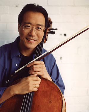 Yo-Yo Ma will take the stage at the Ford Amphitheater June 26 with local kids from the First Notes, Celebrate the Beat and Bravo! Young Composers programs.