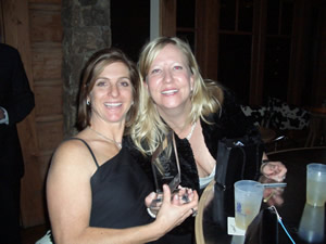 East West Partners� Shawna Topor, right, and Julie Bergsten of Slifer, Smith and Frampton celebrate EWP�s Business of the Year Award Jan. 25 at the Vail Valley Partnership�s annual gala at the Ritz-Carlton, Bachelor Gulch.