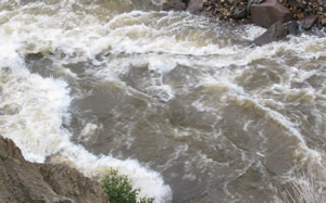 Vail's Gore Creek is still running very high due to a wet spring, and Sunday it claimed the life of a toddler who fell in while on a family walk.