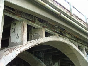 Spans like the Lakewood Gulch Bridge are crumbling at an alarming rate across Colorado.