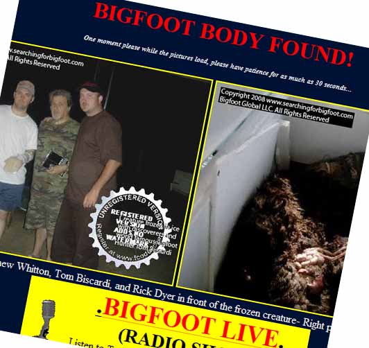 Two men claim to have captured Bigfoot in northern Georgia