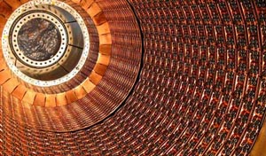 Four detection stations throughout the Large Hadron Collider will help gather huge amounts of information about what happens during each collision, possibly revealing new information about the basic makeup of the universe. 