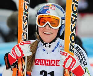 Ski Club Vail product Lindsey Vonn was all smiles Tuesday after winning her first gold medal in a major ski-racing event -- a World Championship super-G title in Val d'Isere, France.