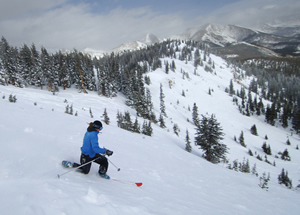 Mirkwood Basin at Monarch Mountain Resort is a quickly accessed hike-to area that lends the small southern ski area a definite edge.