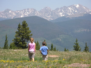 Want to escape the heat of Denver and the upcoming DNC for scenes like these of the Gore Range near Vail? Check out the DNC escape package being offered by the Society of Leisure Enthusiasts.