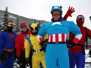 Superhero convention at Beaver Creek