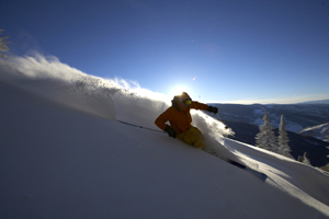 The cycle of the ski day is still, incredibly, caked in snow