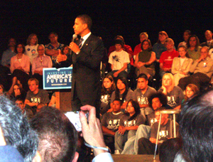 Barack Obama speaks in Colorado earlier this year.