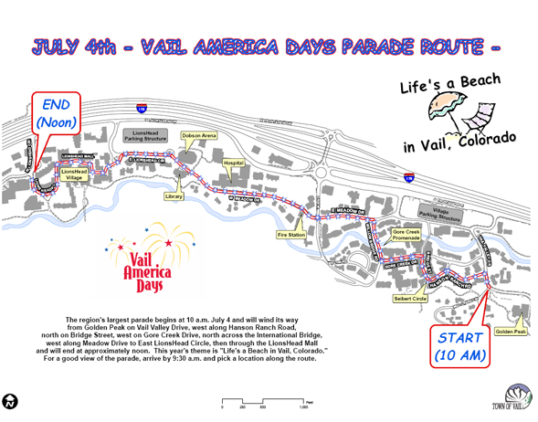 Vail Fourth of July Parade route announced