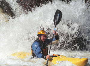 The Teva Mountain Games should benefit from the new water-control system, says event organizer Joel Heath, as kayakers like Brad Ludden (above) will have a longer season to play in Gore Creek's kayak park. 