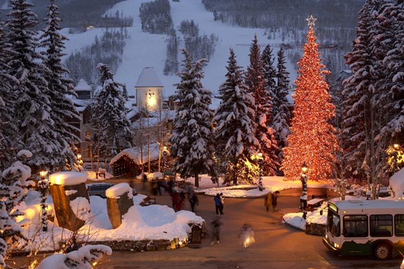 Vail Resorts' holiday numbers were down compared to last season, but lodging numbers were up in comparison to November, 2008.