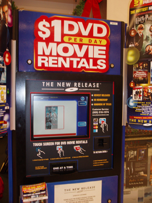 Movie vending machines, like this one at City Market, are the only option outside of the Vail Library for renting movies in Vail. 