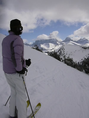 The views of the western slope of Wyoming's famed Teton range are truly spectacular from Grand Targhee ski area.