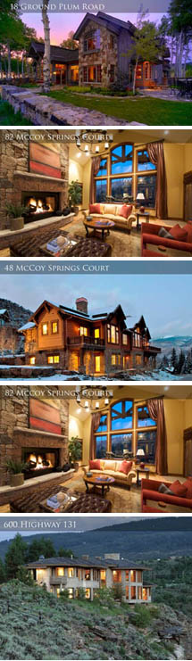 The homes of the July 25 Sonnenalp auction.