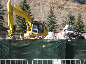 The day after Vail voters passed a construction tax to pay for capital projects such as a new West Vail fire station, the town tore down the old Wendy's restaurant where the new station will be located.