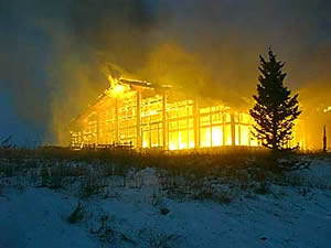 Two Elk Lodge burned to the ground after members of 