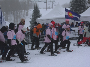 The Snowshoe Shuffle, one of the largest snowshoe events in the country, will take place Sunday, April 5, atop Beaver Creek Mountain at McCoy Park.
